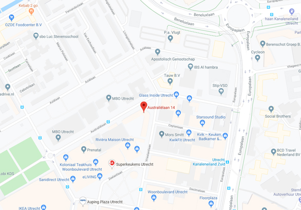 Googlemaps Landelijk bureau